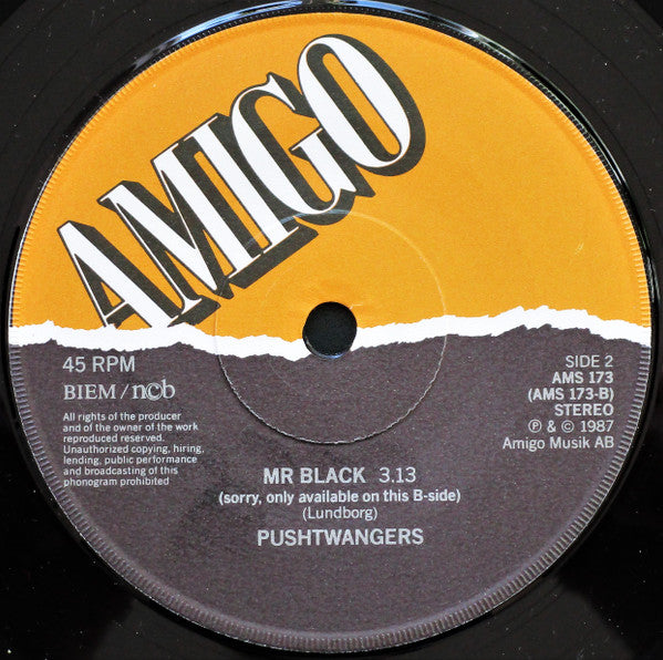 Pushtwangers : Perfect Heart / Mr Black (7")