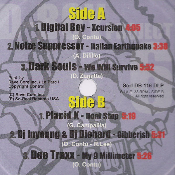 Various : D-Boy Project 6 - Respect To The Core (2x12", Comp)