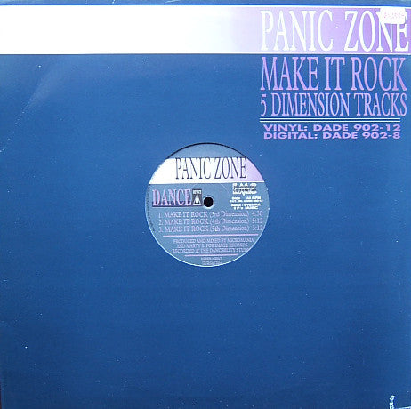 Panic Zone : Make It Rock (12")