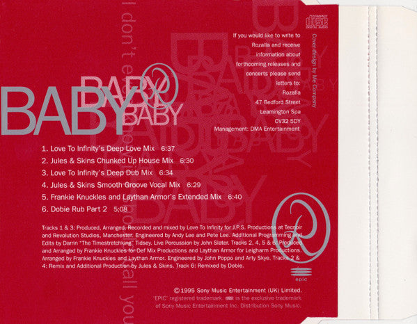 Rozalla : Baby (CD, Single)