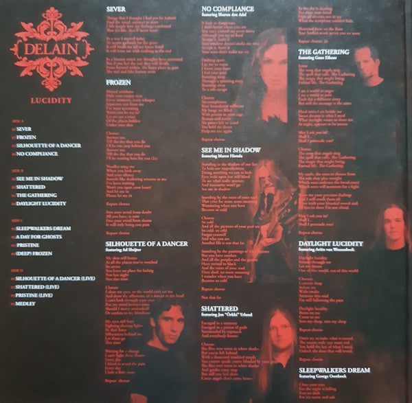 Delain : Lucidity (2xLP, Album, Ltd, Num, RE, Yel)
