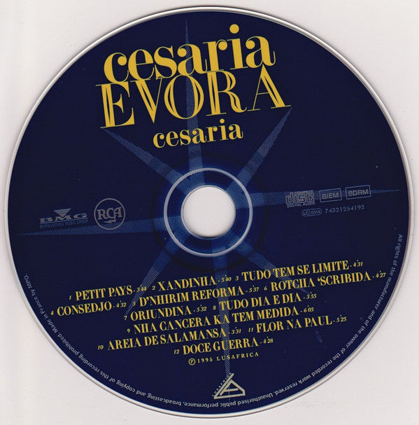 Cesaria Evora : Cesaria (CD, Album)