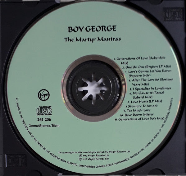 Boy George : The Martyr Mantras (CD, Album)