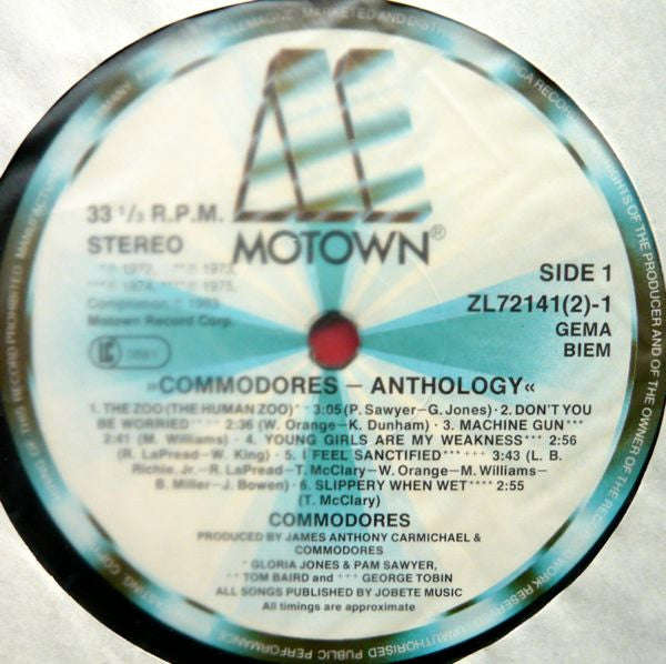 Commodores : Anthology (2xLP, Comp, RE)
