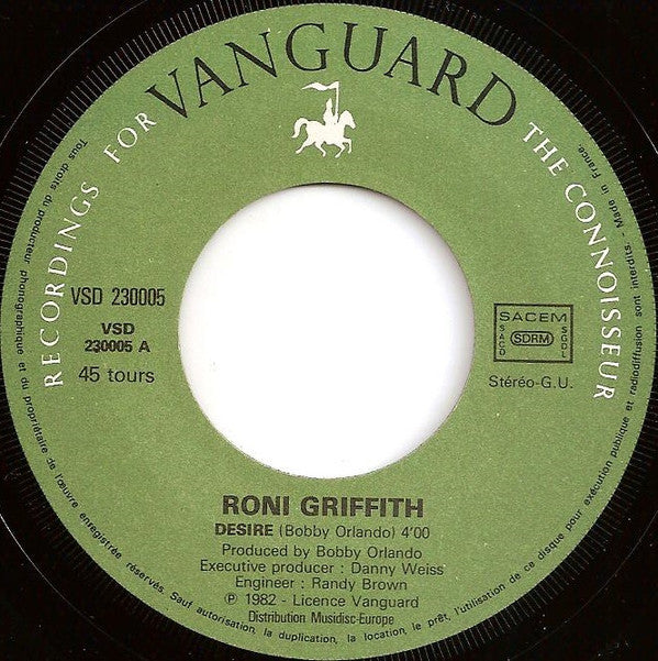 Roni Griffith : Desire (7", Single)