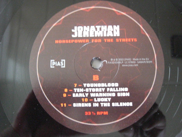 Jonathan Jeremiah : Horsepower For The Streets (LP, Album, gat)