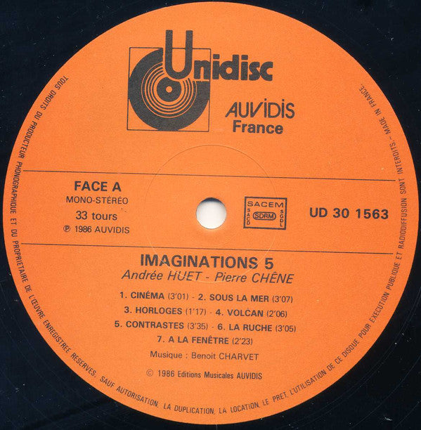 Benoît Charvet : Imaginations / 5 (LP)