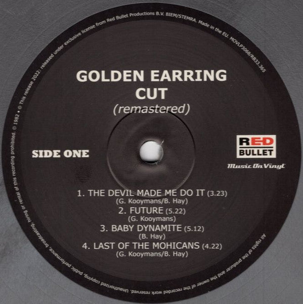 Golden Earring : Cut (LP, Album, Ltd, Num, RM, Bla)