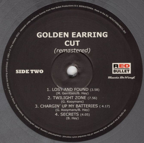 Golden Earring : Cut (LP, Album, Ltd, Num, RM, Bla)