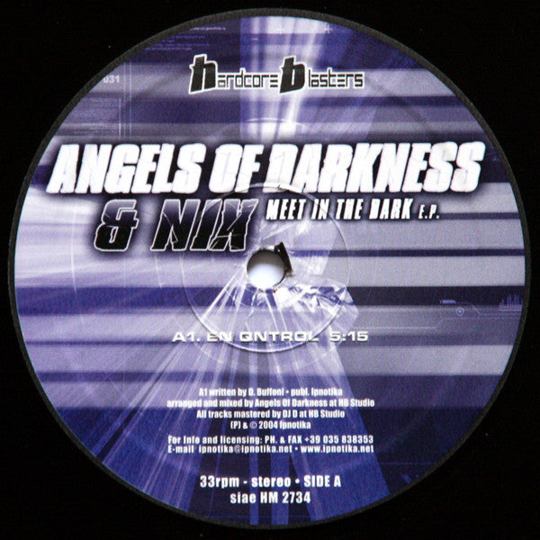 Angels Of Darkness & Nyx : Meet In The Dark E.P. (12", EP)