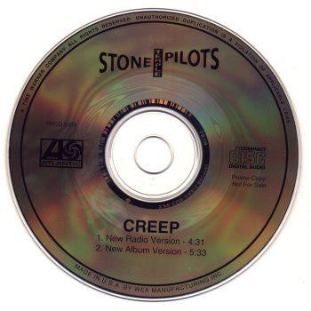 Stone Temple Pilots : Creep (CD, Single, Promo)