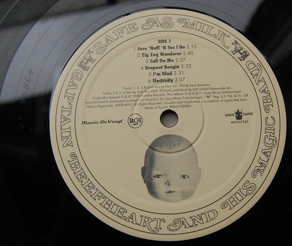 Captain Beefheart And The Magic Band : Safe As Milk (LP, Album, RE, 180 + LP, 180)