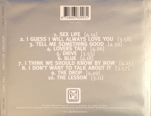 Geoffrey Williams : The Drop (CD, Album)