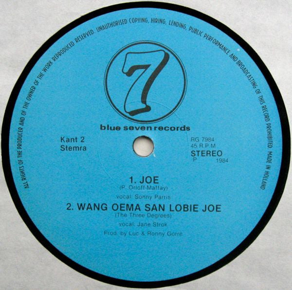 Blue Seven Band : New Generation Vol.1 (12", Maxi)