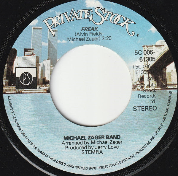 The Michael Zager Band : Music Fever (7")