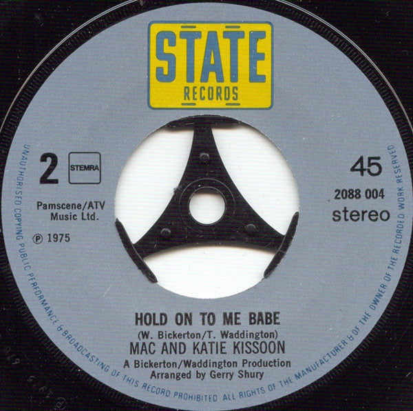 Mac And Katie Kissoon : Don't Do It Baby (7", Single)