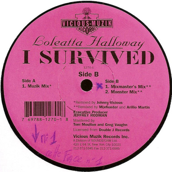 Loleatta Holloway : I Survived (12")