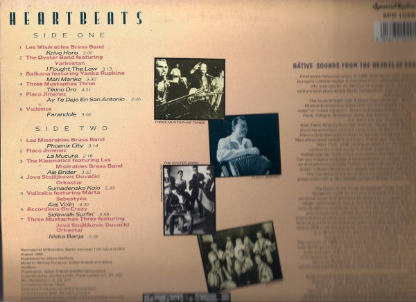 Various : Heartbeats - Native Sounds From The Hearts Of Europe (LP, Album, Comp)