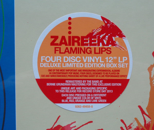 The Flaming Lips : Zaireeka (LP, Blu + LP, Red + LP, Ora + LP, Lim + Box, Album)