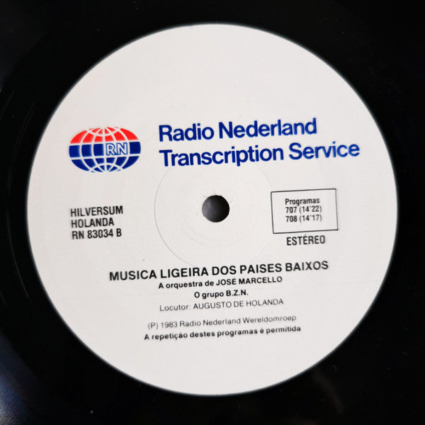 Various : Musica Ligeira Dos Paises Baixos (LP)