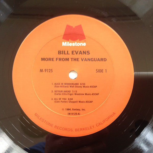 Bill Evans : More From The Vanguard (LP, Album)