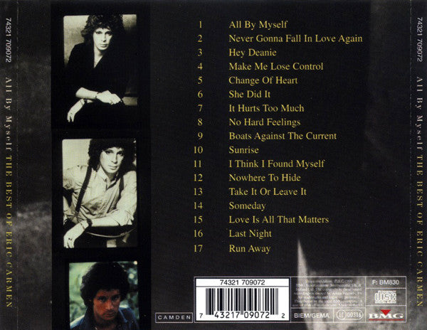 Eric Carmen : All By Myself: The Best Of Eric Carmen (CD, Comp)
