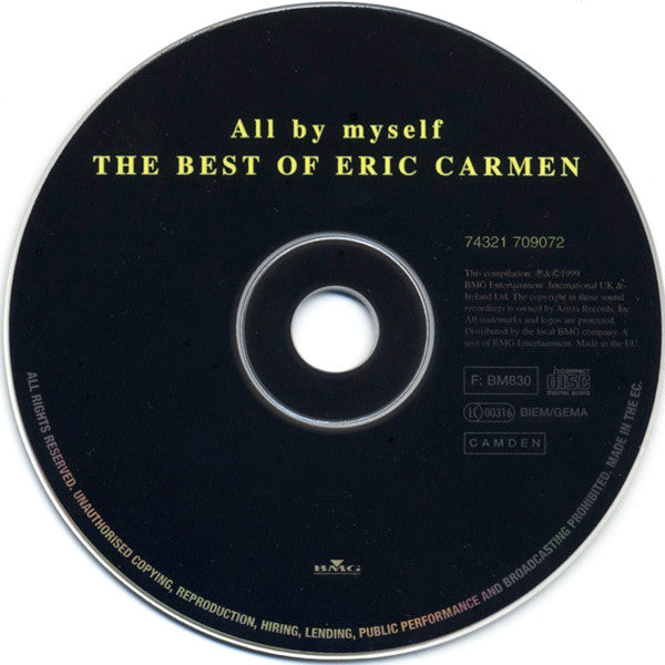Eric Carmen : All By Myself: The Best Of Eric Carmen (CD, Comp)