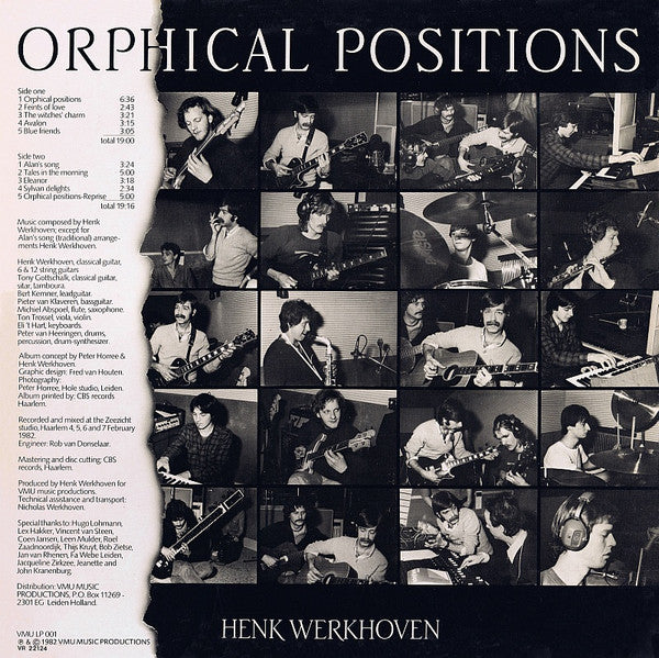 Henk Werkhoven : Orphical Positions (LP)