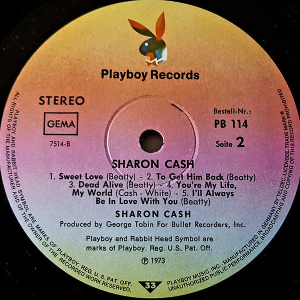 Sharon Cash : Sharon Cash (LP, Album)