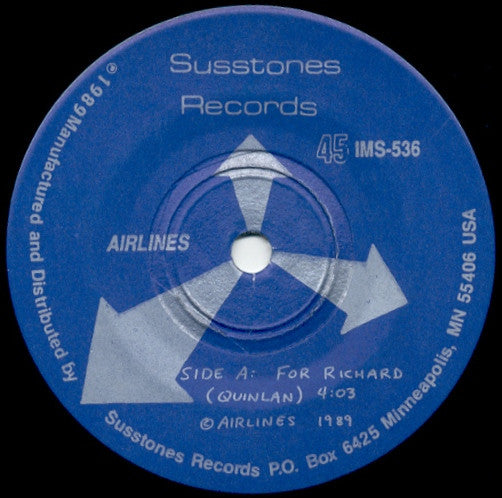 Airlines (4) : For Richard / Road (7", Single)