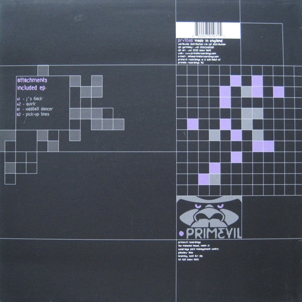 Jorge Zamacona : Attachments Included EP (12", EP)