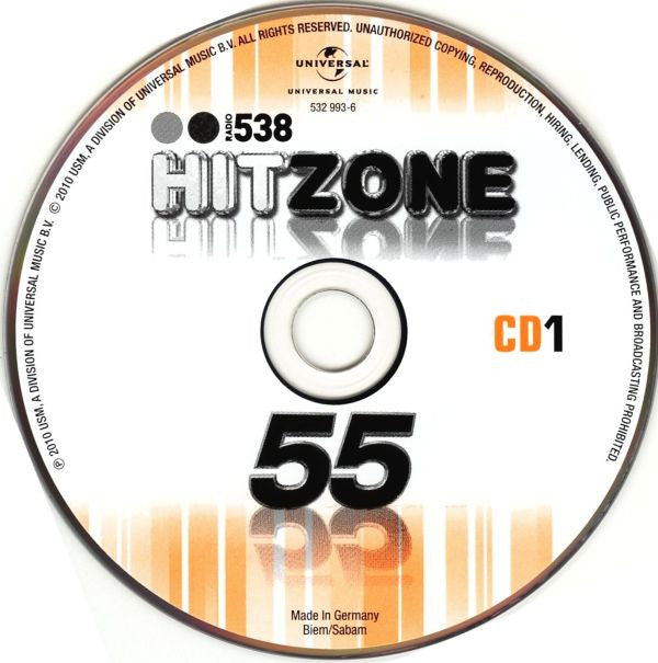 Various : Radio 538 - Hitzone 55 (2xCD, Comp)