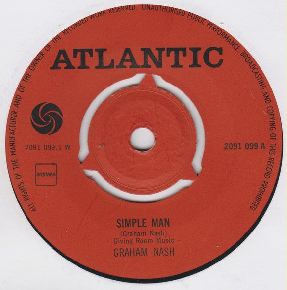 Graham Nash : Simple Man  / Chicago (7", Single)