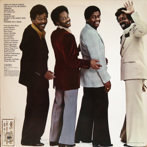 Manhattans : There's No Good In Goodbye (LP, Album)