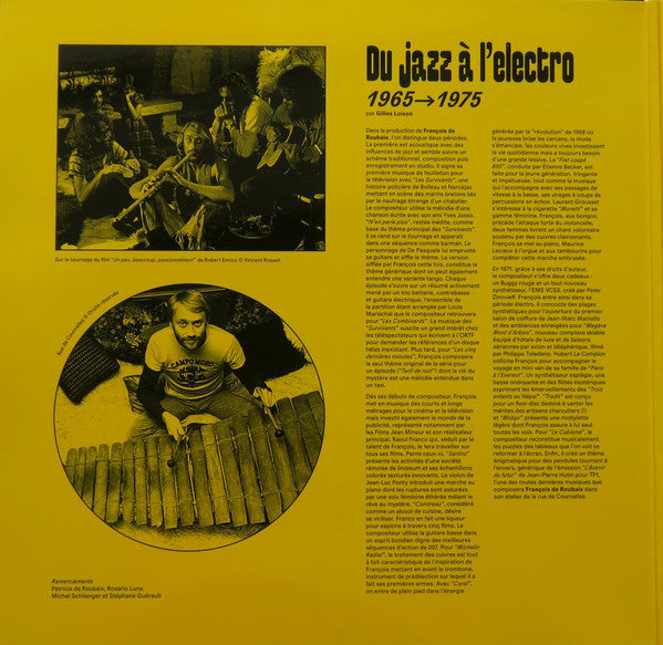 François De Roubaix : Du Jazz À L'électro 1965-1975   (LP, Comp, Ltd, Num, Yel)