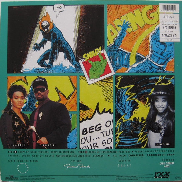 Snap! : Ooops Up (12", Maxi)