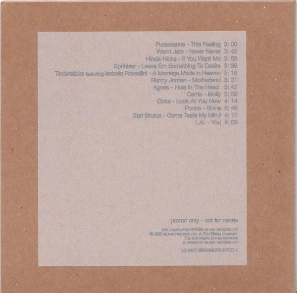 Various : Island Records Sound Sample (CD, Comp, Promo, Smplr)