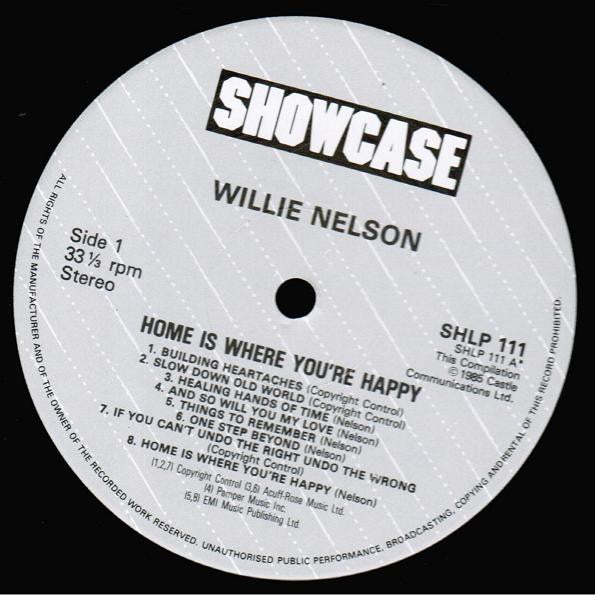 Willie Nelson : Home Is Where You're Happy (LP, Comp)