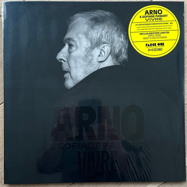 Arno (2) & Sofiane Pamart : Vivre (LP, Album, Ltd, Yel)
