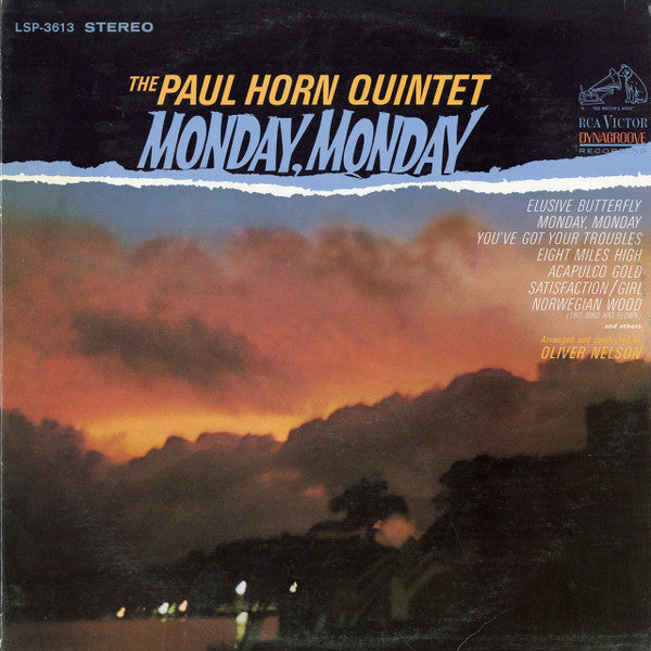 The Paul Horn Quintet : Monday, Monday (LP, Album)