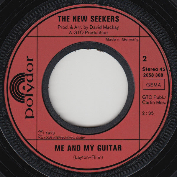 The New Seekers : Goodbye Is Just Another Word (7", Single)