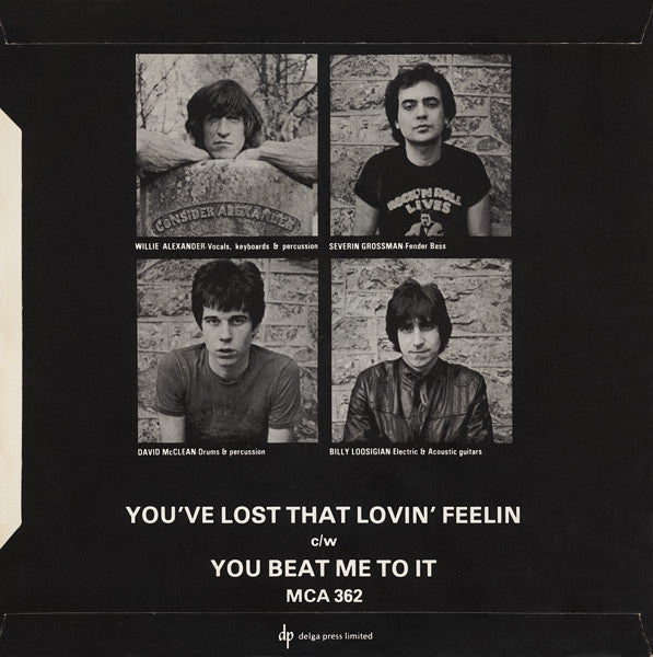 Willie Alexander & The Boom Boom Band : You've Lost That Lovin' Feelin' (7", Single, Cle)