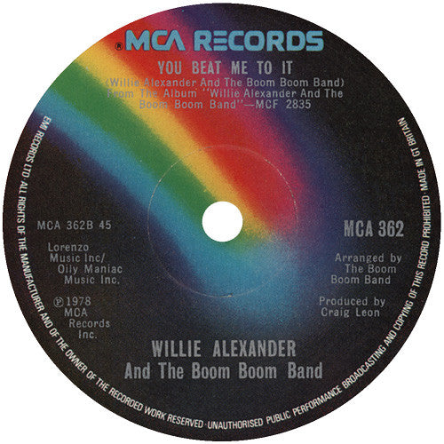 Willie Alexander & The Boom Boom Band : You've Lost That Lovin' Feelin' (7", Single, Cle)