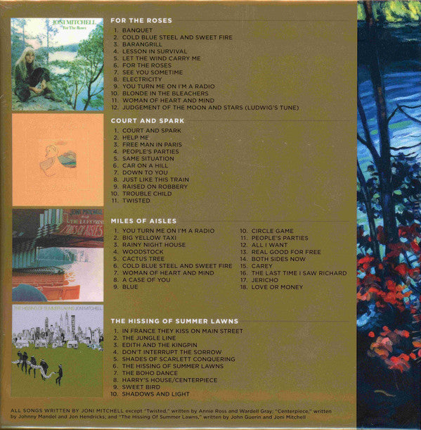 Joni Mitchell : The Asylum Albums (1972-1975) (CD, Album, RE, RM + CD, Album, RE, RM + CD, Album,)