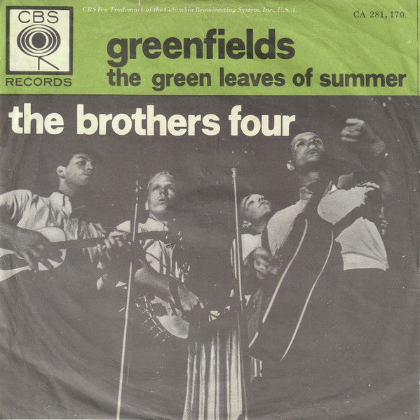 The Brothers Four : Greenfields (7", Single)