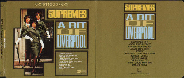 The Supremes / The Supremes With The Temptations : A Bit Of Liverpool & TCB (CD, Album, Comp, RE, Sli)