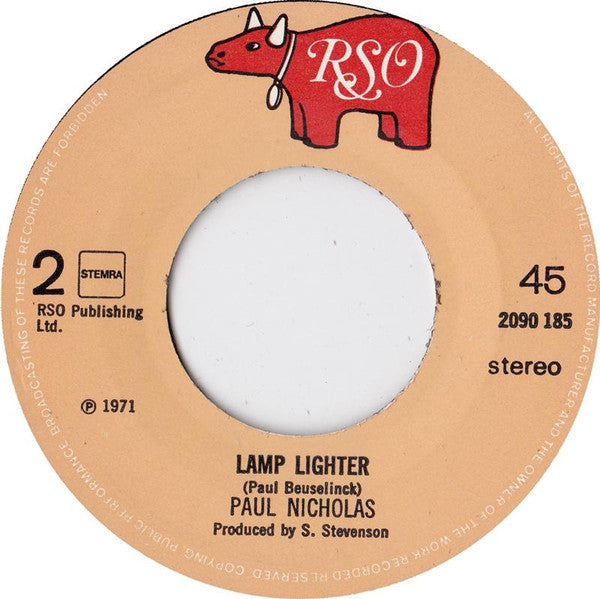 Paul Nicholas : Reggae Like It Used To Be (7", Single)