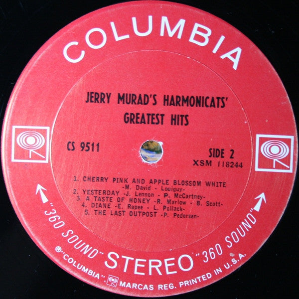 Jerry Murad's Harmonicats : Jerry Murad's Harmonicats' Greatest Hits (LP, Comp, Pit)