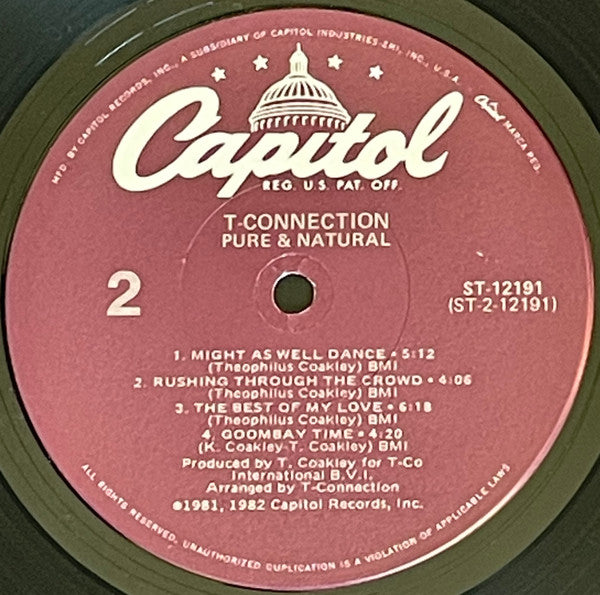 T-Connection : Pure & Natural (LP, Album, Win)