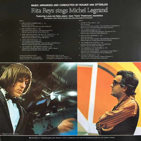 Rita Reys : Rita Reys Sings Michel Legrand (LP, RP)